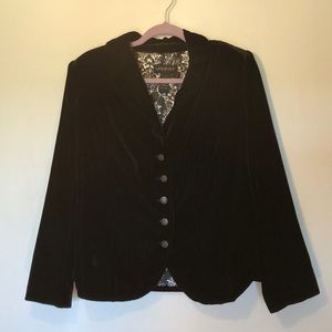 Lane Bryant velvet jacket / blazer